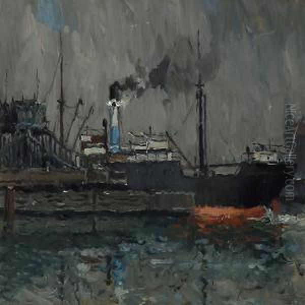 Harbour Scene From Copenhagen - view 1