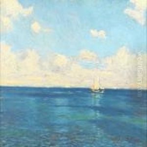 Sailing Boats On Aquiet Summer Day