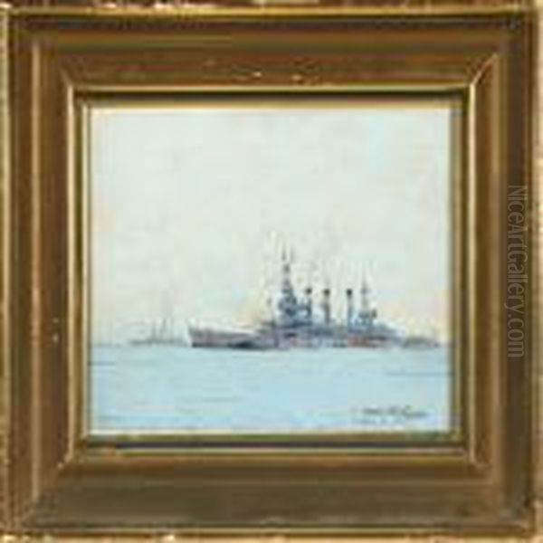 Warships At Anchor - view 1