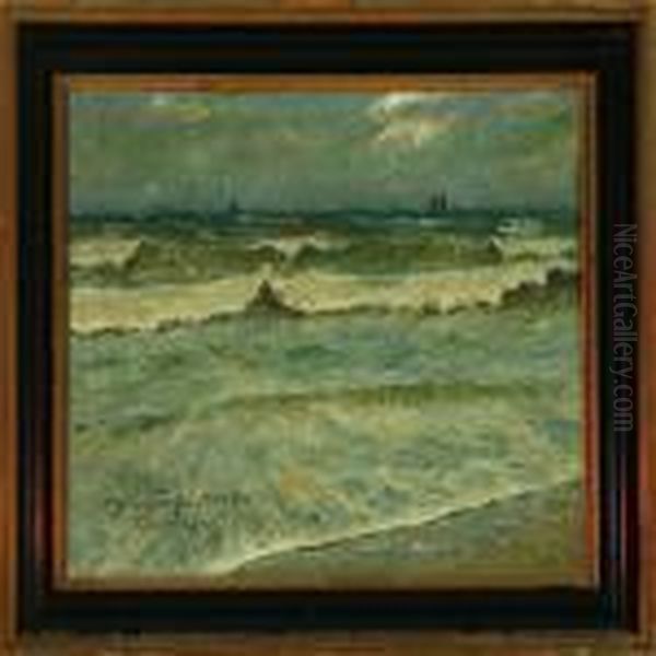 Evening Coastalscene From Liseleje, Denmark - view 1