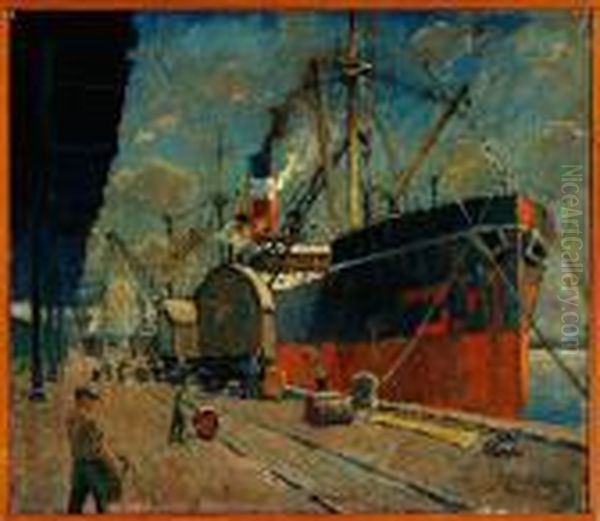 A Harbour Scenery From Copenhagen, Denmark - view 1