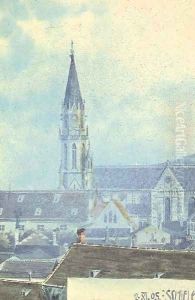 Kirche zu Klosterneuburg by Egon Schiele