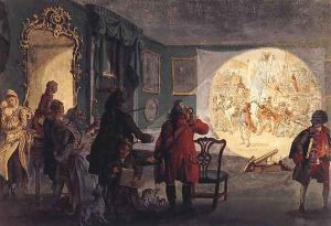 The Laterna Magica c. 1760 by Paul Sandby