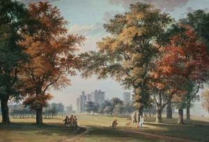 Windsor Castle, a South-East View from Mother Dods Hill in the Home Park by Paul Sandby