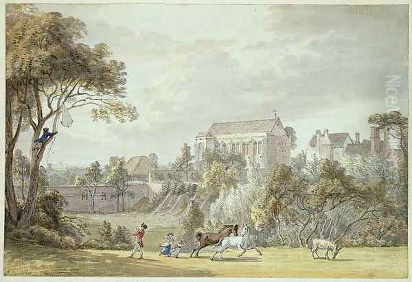 King Johns Palace, Eltham - Retrieving a Kite, 1788 - view 1