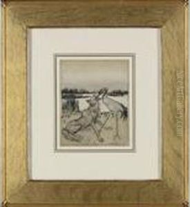 The Wolf And The Crane by Arthur Rackham