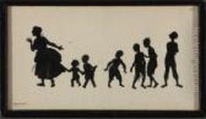 Woman And Six Children