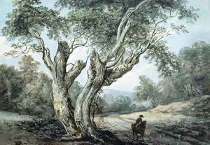 A Road Through Windsor Forest by Paul Sandby
