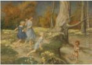 A Meeting With Puck by Arthur Rackham