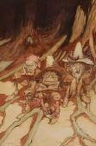 Fairytale Illustration by Arthur Rackham