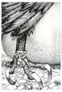 I Fastened It Tightly About My Waist And Tied Myself Toone Of The Feet Of The Bird. by Arthur Rackham