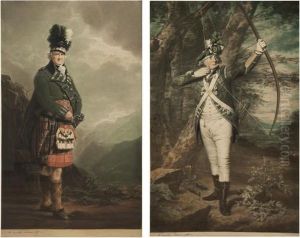 Set Of Four Scottish Portraits Set Of Four Scottish Portraits