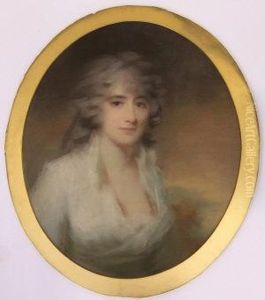 Portrait Of A Lady In White by Sir Henry Raeburn