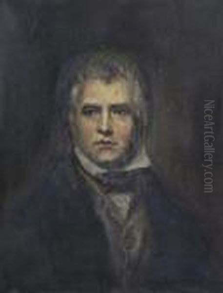 Head And Shoulder Portrait Of Sir Walter Scott - view 1