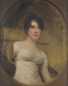 Portrait Of Mrs Vere Of Stonebyres by Sir Henry Raeburn
