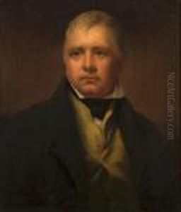 Novelist And Poet, Head And Shoulder Portrait by Sir Henry Raeburn