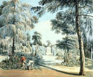 The Flower Garden at Nuneham Courtenay, Oxfordshire, 1777