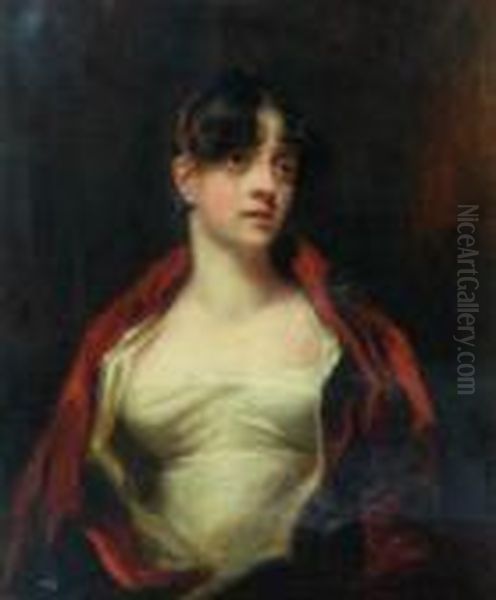 Portrait Of Mrs Scott Moncrieffe, Bust Type - view 1