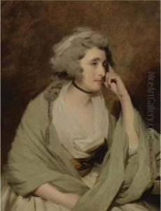 Portrait Of Katherine Ramsay, Lady Mckenzie Of Coul by Sir Henry Raeburn
