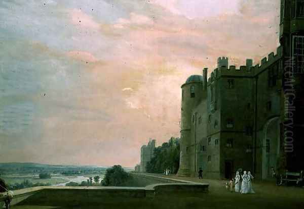 Windsor Castle North Terrace, 1800 - view 1