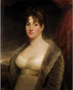 Portrait Of Gertrude, Wife Of Admiral Sir Edward Buller, Bt. Of Trenant Park by Sir Henry Raeburn