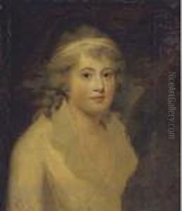 Portrait Of Of A Lady In A White Dress, Said To Be Mrs.wharton
