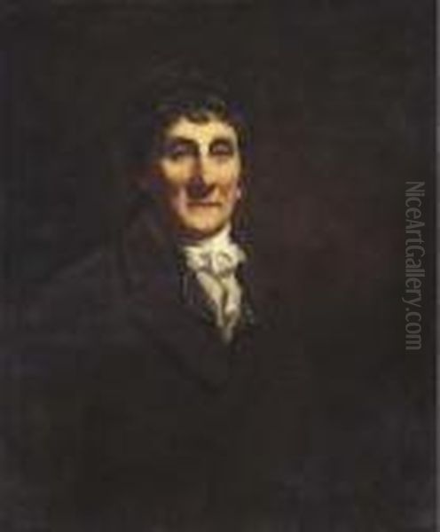 Portrait Of A Gentleman,
Formerly Identified As Henry Mackenzieesq., In A Brown Coat And White
Cravatte - view 1