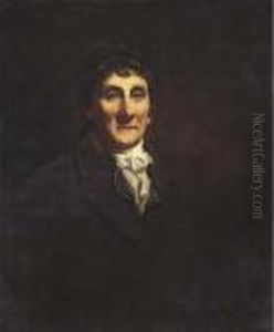 Portrait Of A Gentleman,
Formerly Identified As Henry Mackenzieesq., In A Brown Coat And White
Cravatte by Sir Henry Raeburn