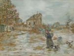 Banlieue De Paris by Jean-Francois Raffaelli