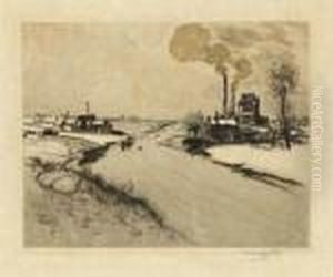 Riviere by Jean-Francois Raffaelli