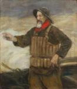 La Patron Pecheur by Jean-Francois Raffaelli