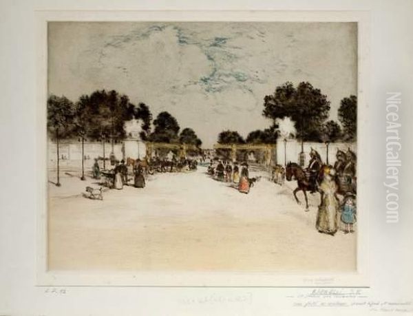 Le Jardin Des Tuileries - view 1