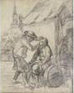 Le Barbier by Jean-Francois Raffaelli