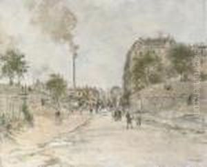 Paysage En Banlieu by Jean-Francois Raffaelli