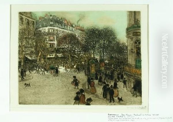 Le Boulevard Des Italiens 1911. 444 X 565 - view 1
