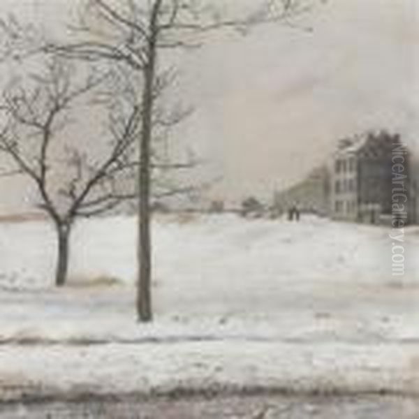 Montmartre Under Snow - view 1