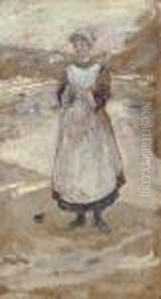 A Housemaid Before A Road - view 1