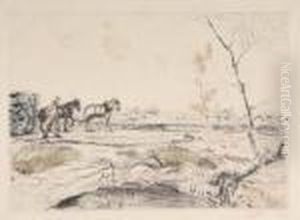 Paysage De Banlieue (le Tombereau) by Jean-Francois Raffaelli