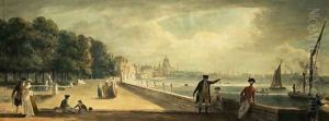 View of the City from the Terrace of Somerset House by Paul Sandby