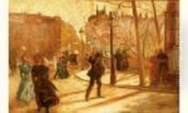 Coup De Vent Sur Les Quais A Paris - view 1