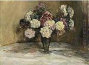 'les Oeillets' by Jean-Francois Raffaelli