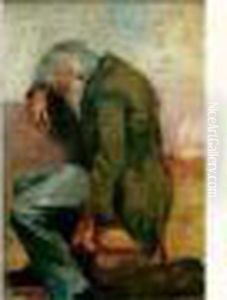 Vieil Homme Assis