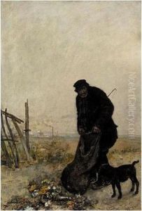 Le Chiffonier by Jean-Francois Raffaelli