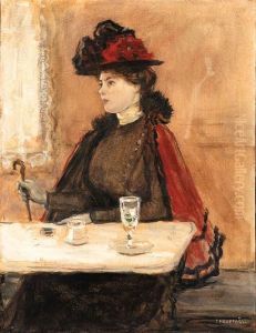 Jeune Femme Au Cafe
Signed 'jf Raffalli' (lower Right) by Jean-Francois Raffaelli