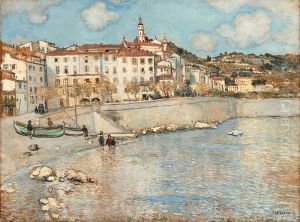 Menton
Signed 'jf Raffalli' (lower Right)