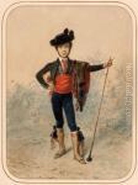 Ein Junger Franzosischer Tambourmajor - view 1