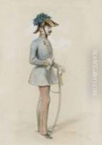 Portrait En Pied De L'archiduc Charles-ferdinand D'autriche En Feld-marechal Lieutenant