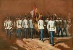 Defile Militaire by Auguste Raffet