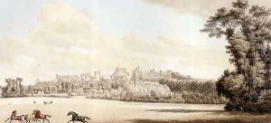 View Of Windsor Castle And Part Of The Town From The Spital Hill by Paul Sandby