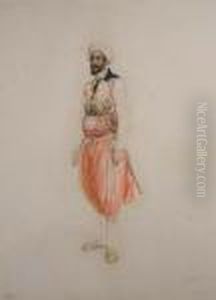 Un Marabout Canonnier De Tanger by Auguste Raffet